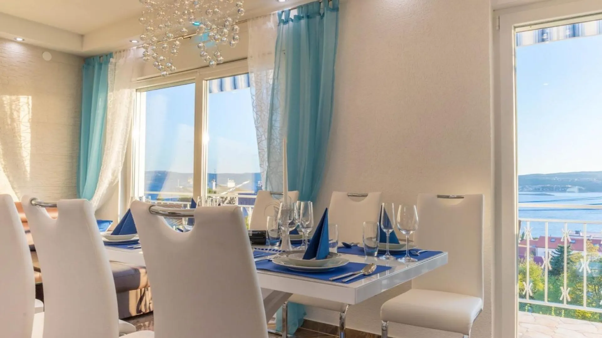 Majestic And Refined Balcony Sea View Apartment Crikvenica